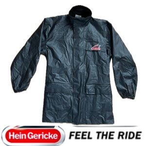 🏍️READ‼️Moto Rain Jacket by Hein Gericke | Velcro & Zipper Closure | Unisex XS